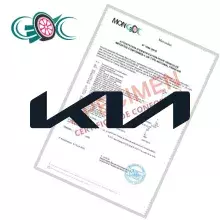 Certificat de conformité kia