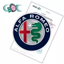 Certificat de conformité alfa romeo