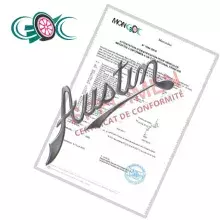 Certificat de conformité Austin