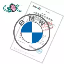 Certificat de conformité bmw