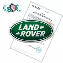 Certificat de conformité land rover