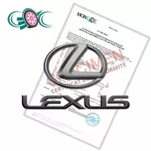 Certificat de conformité lexus