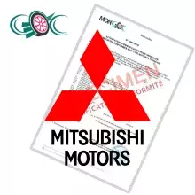 Certificat de Conformité Mitsubishi