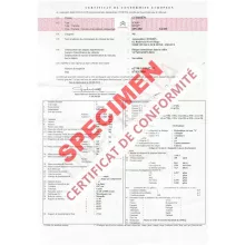 Certificat de conformité gratuit Citröen 