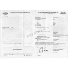 Certificat de conformité européen Ford